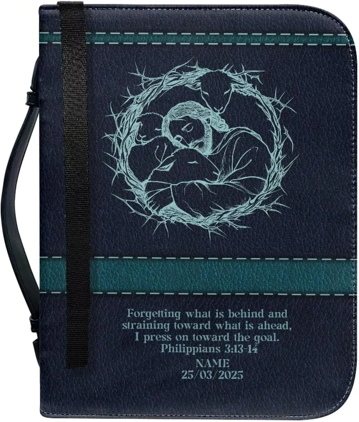 Inspirational Bible Quotes Bible Covers for Women Extra-Large Size Bible Case for Girls Portable Bible Bags for Women Organizer Bible Study Supplies