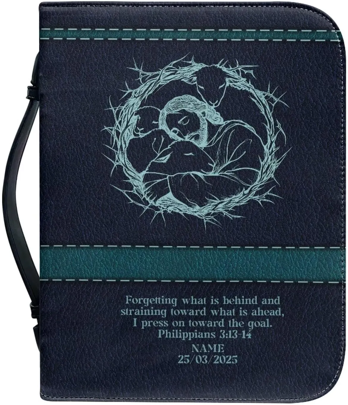 Inspirational Bible Quotes Bible Covers for Women Extra-Large Size Bible Case for Girls Portable Bible Bags for Women Organizer Bible Study Supplies