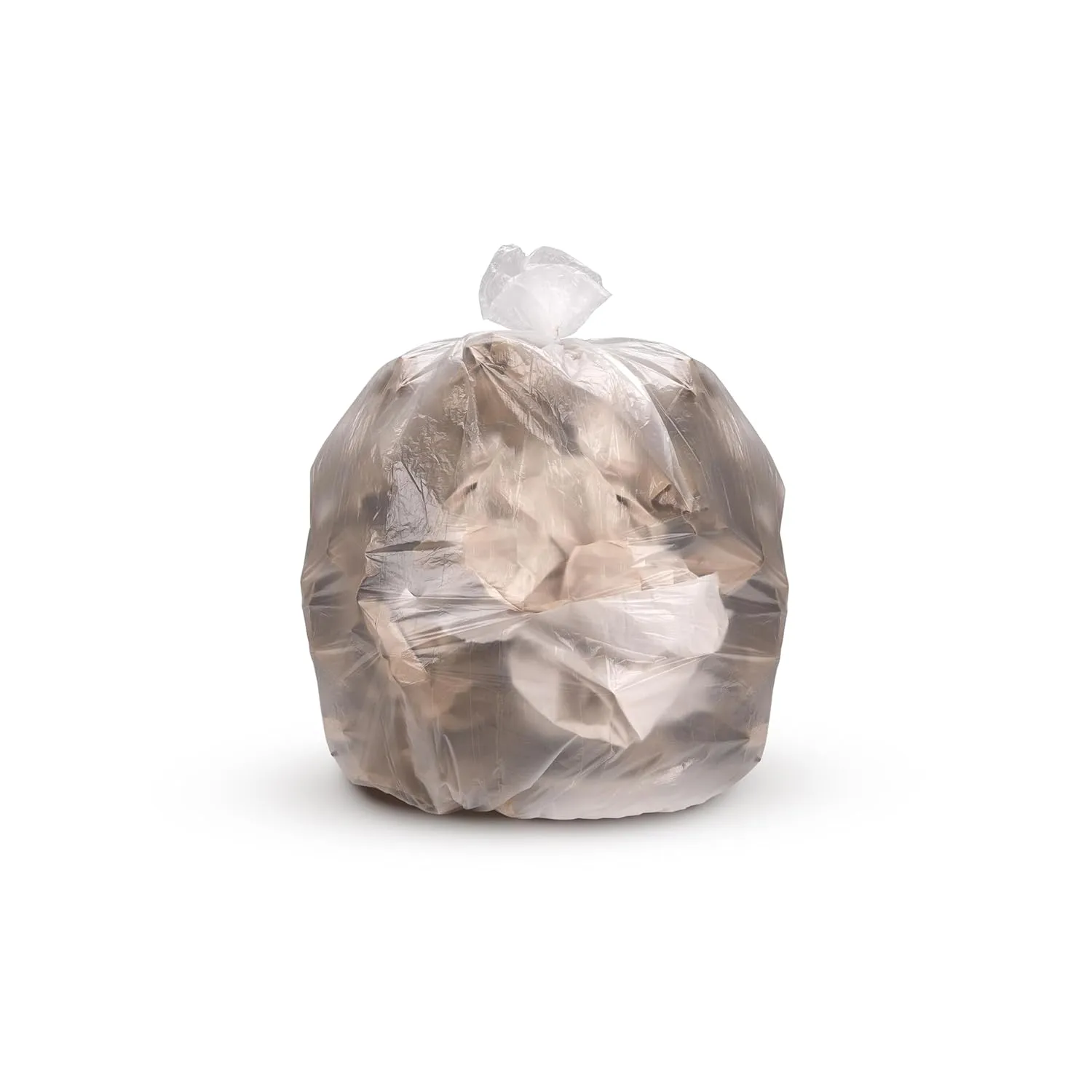 Inteplast 33 Gal Trash Liners - 11 Mic, Black - 500 Bags