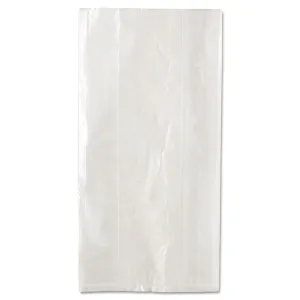 Inteplast Group PB060312 2 qt Capacity, 12" Length x 6" Width x 3" Gusset, Food and Utility Poly Bag (Case of 1000), Clear