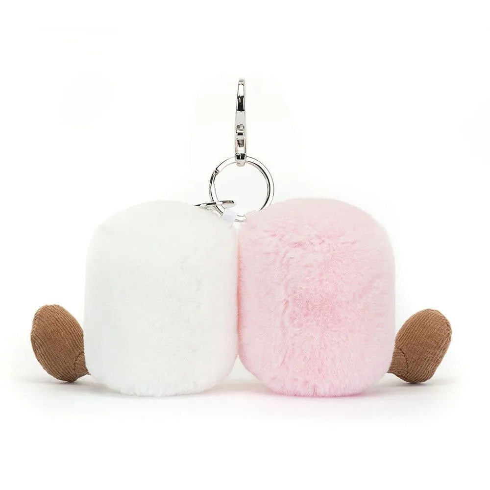 Jellycat Amuseable Pair Of Marshmallows Bag Charm