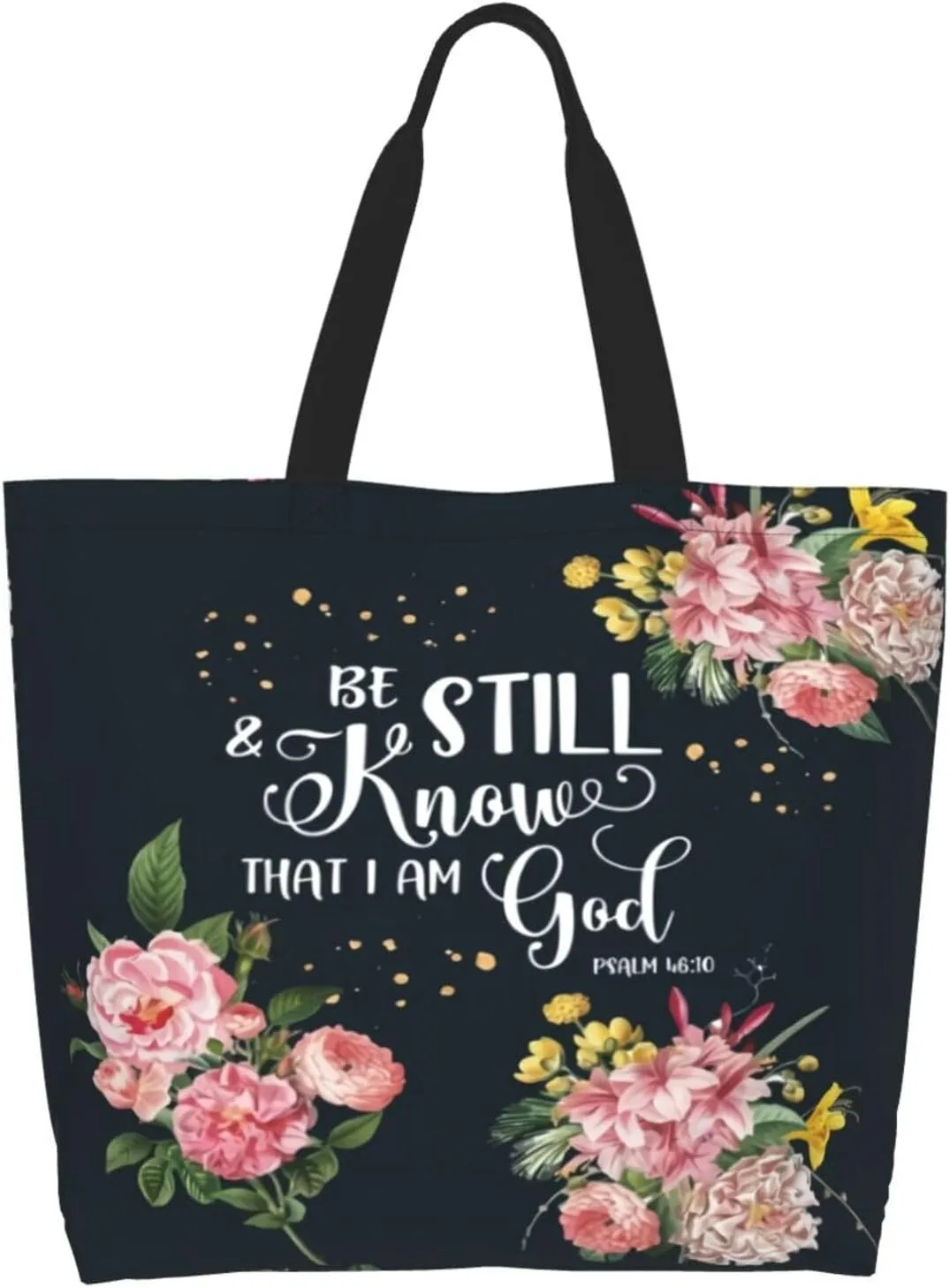 Jesus Cute Tote Bag Beach Bag Large Capacity Grocery Bag Reusable Shopping bags for Women