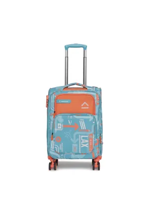 JFK Plus Teal Blue Cabin Soft Trolley