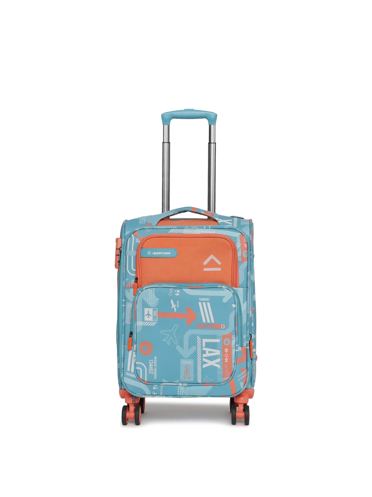 JFK Plus Teal Blue Cabin Soft Trolley