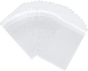 joybest 1000 Pcs - 6 x 9 Inch Clear Cello Cellophane Bags Self Sealing - 3.14 Mils Thick Cello Resealable Plastic Poly Bag Fits 6 X 9 Prints, Photos, Cards & Envelopes