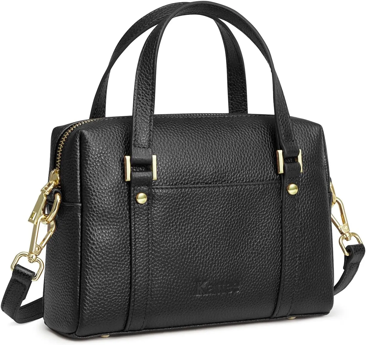 Kattee Small Leather Purses and Handbags for Women, Soft Crossbody Bag Trendy Top Handle Shoulder Bag