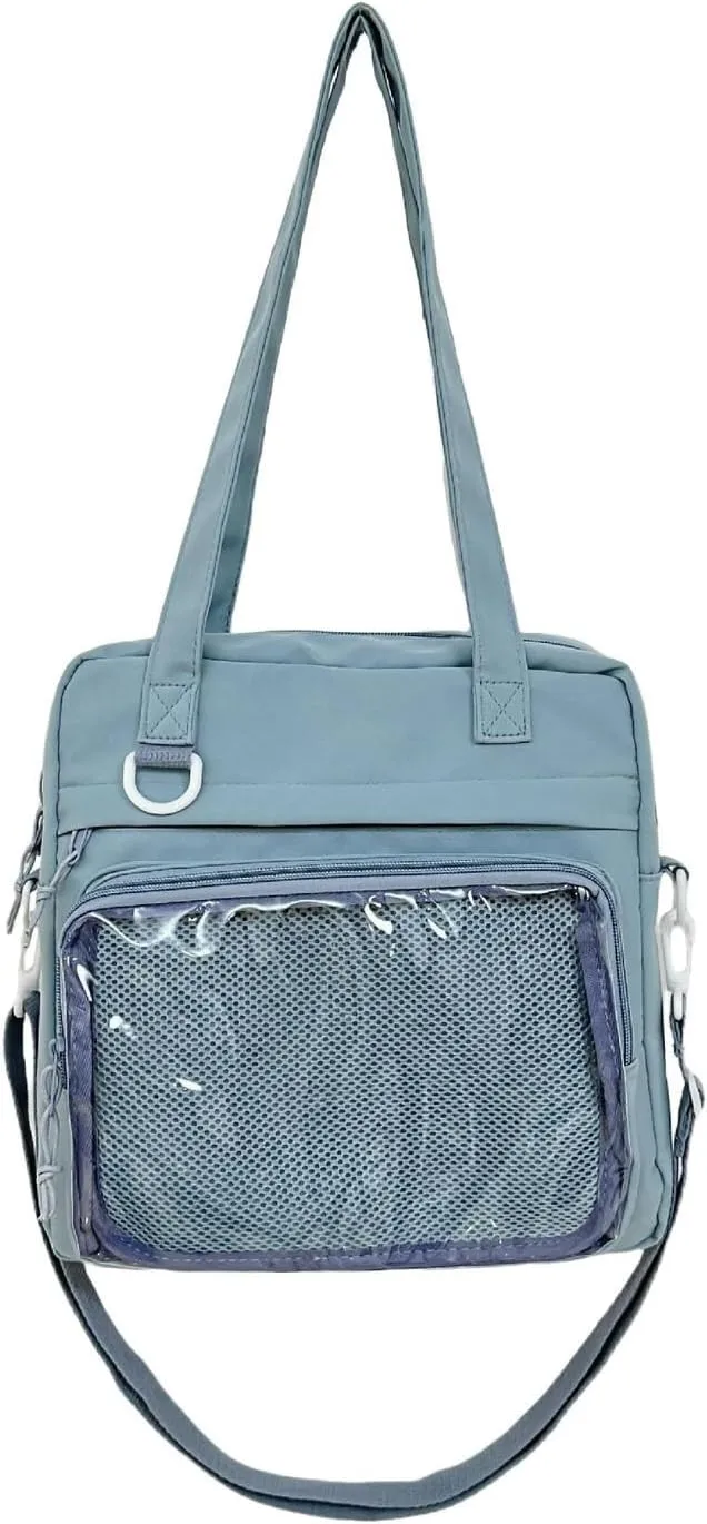 Kawaii Crossbody Shoulder Bags for Women Ita Messenger Bag Cute Transparent Ita Bag Sling Bag Japanese Anime Style Clear Bags