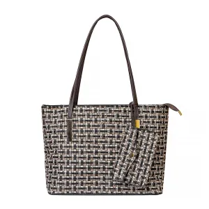 Khadim Tote Handbag with Walletnon-detachable for Women