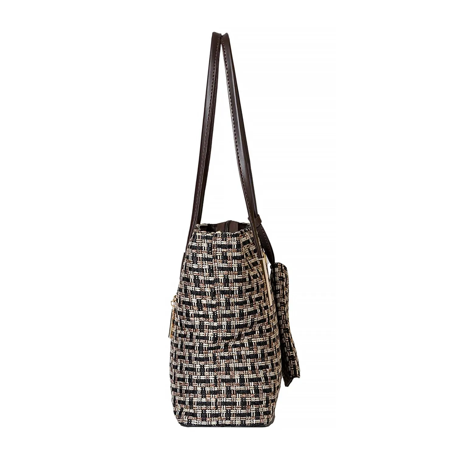 Khadim Tote Handbag with Walletnon-detachable for Women