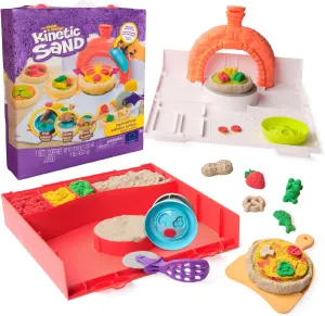 Kinetic Sand, SquishPizza Rising Pizza Playset with 1lb Play Sand & 5 Tools, Kids Toys for Girls & Boys Ages 5 and up