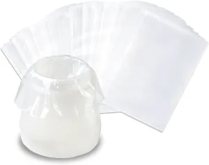 KOTESLLOE Paint Sprayer Parts, 100 Pcs Paint Sprayer Bags, 7.8'' X 11.8'' Sprayer Cup Liners, Transparent Spray Gun Cup Canister Liners for Wagner Paint Sprayer