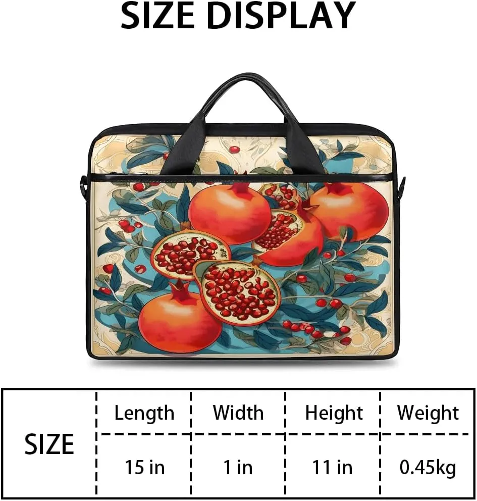 Laptop Shoulder Bag Computer Bag 13-15 Inches Laptop Carrying Case with Shoulder Strap for Women Men