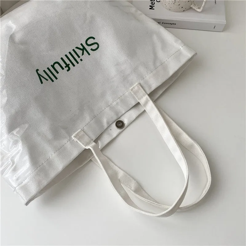 Large Capacity Transparent Jelly Female Fashion Korean Shoulder Bags