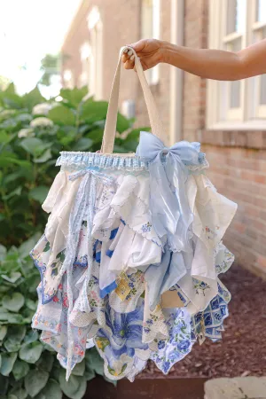 Large Snagbag- Blue Floral Multi