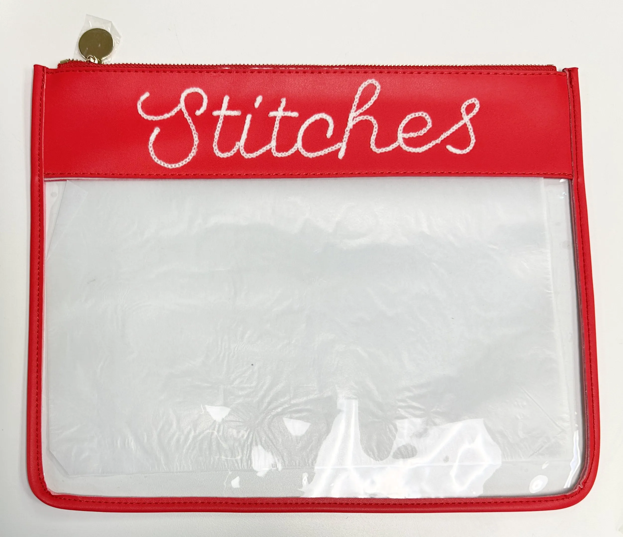 large stitches pouch, assorted styles