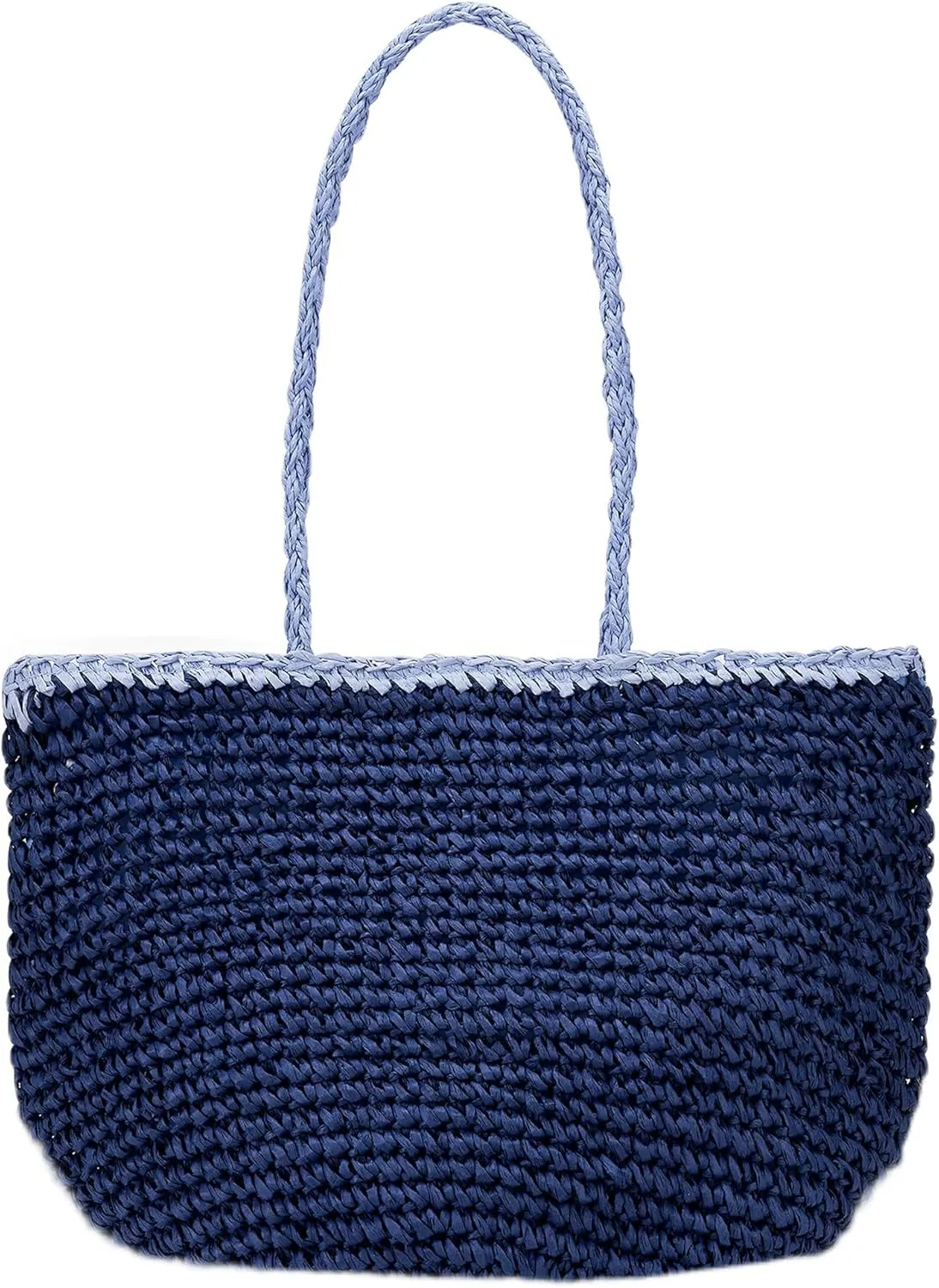 Large Straw Bag For Women Beach Tote Handbag Summer Purse Shoulder Bag For Vacation Traveling Holiday