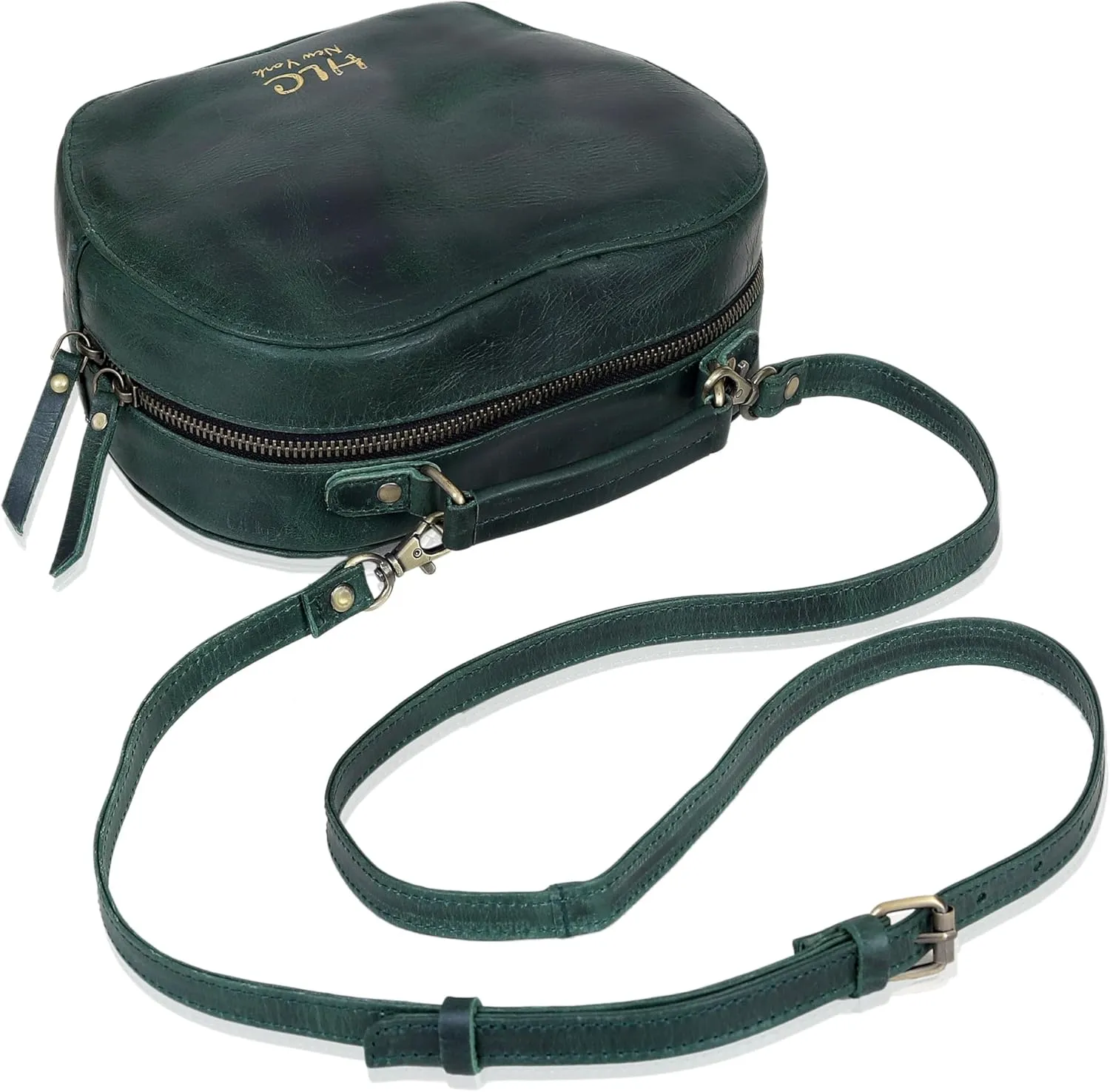 Leather Crossbody Bags for Women Trendy Looking Cross Body Shoulder Bag Designer Apple Purses (Green)