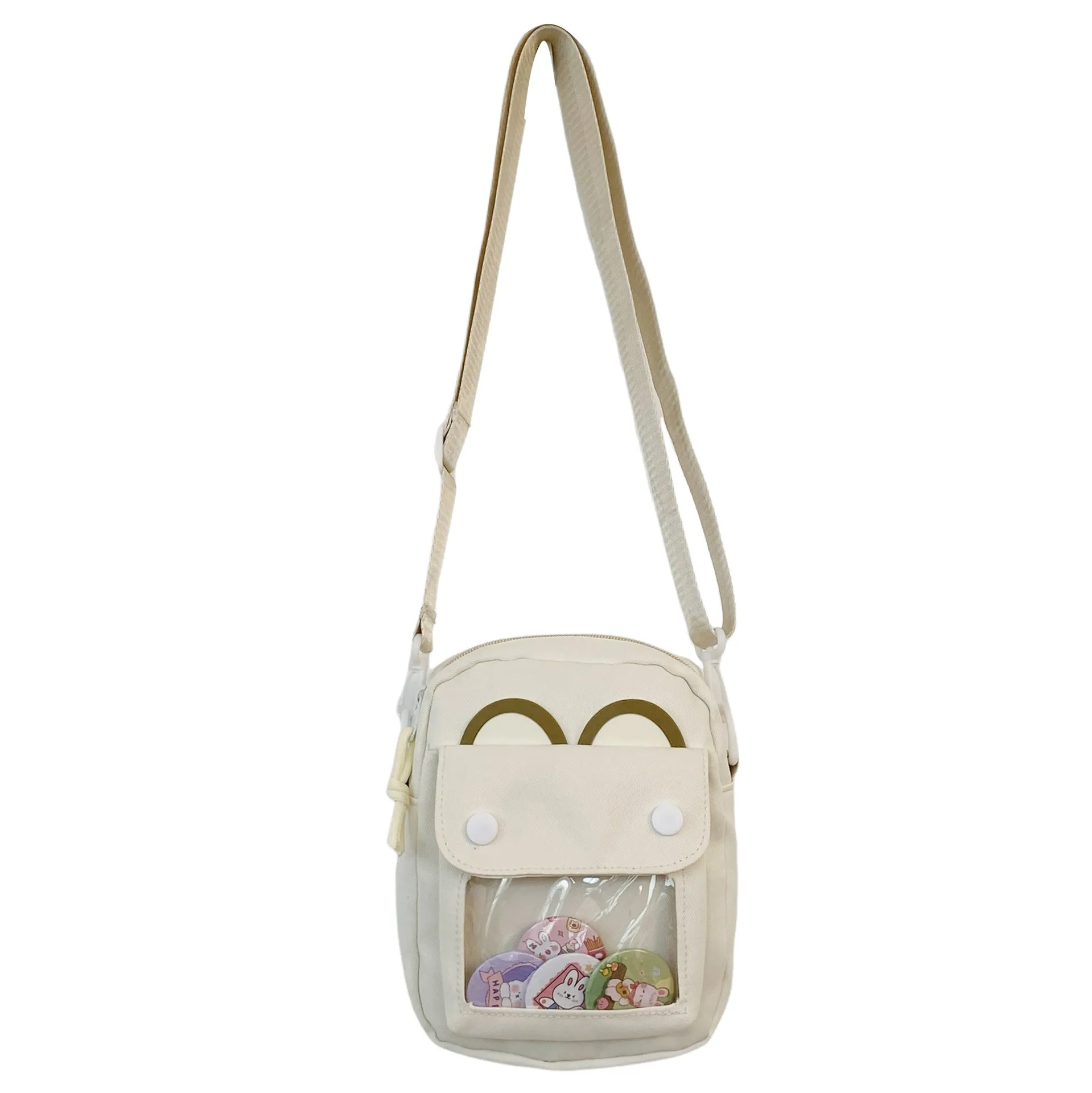 Leisure Bear Cute Transparent Bar Cartoon Crossbody Bags