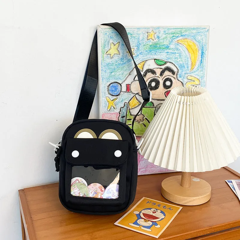 Leisure Bear Cute Transparent Bar Cartoon Crossbody Bags