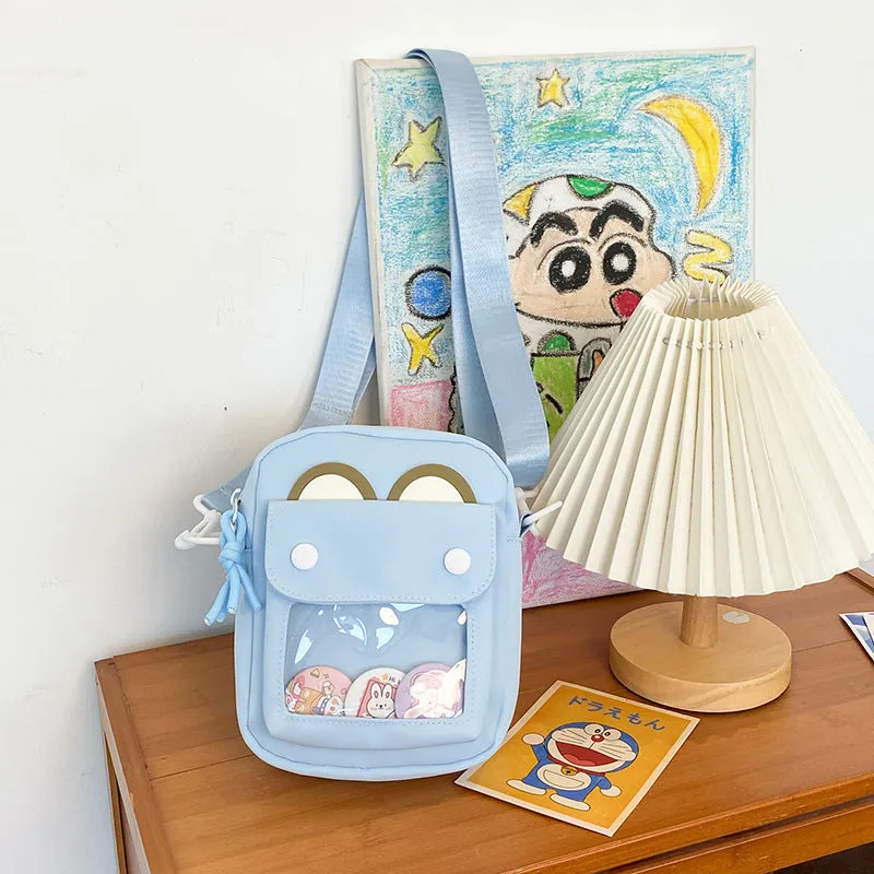 Leisure Bear Cute Transparent Bar Cartoon Crossbody Bags