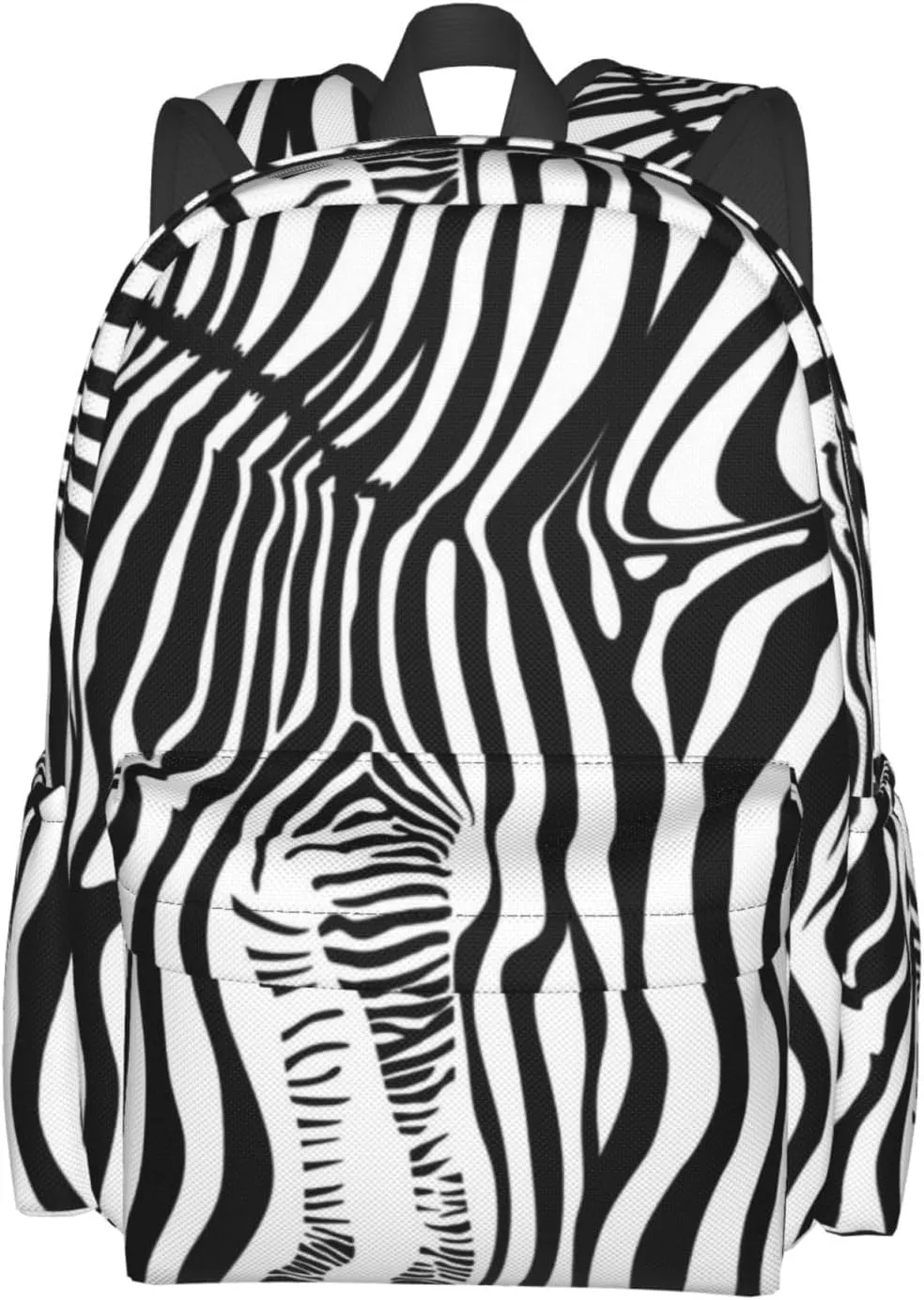 Leopard Zebra Animal Print Large Capacity Backpack Casual Double Shoulder Bag Laptop Backpack Travel Daypack For Women Men