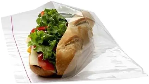 Lip and Tape Polypropylene Sandwich Bag Clear, 7" Length x 7" Depth | 1000/Case