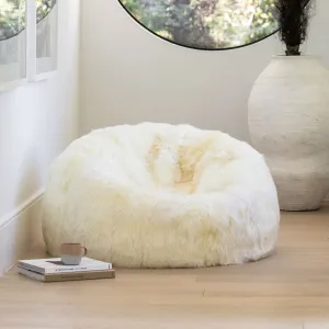 Long Wool Sheepskin Bean Bag
