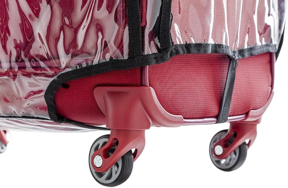 Luggage Protector Suitcase Clear PVC Waterproof TSA Aproveed Cover Fits Most (24"~25") Bags