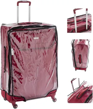 Luggage Protector Suitcase Clear PVC Waterproof TSA Aproveed Cover Fits Most (24"~25") Bags