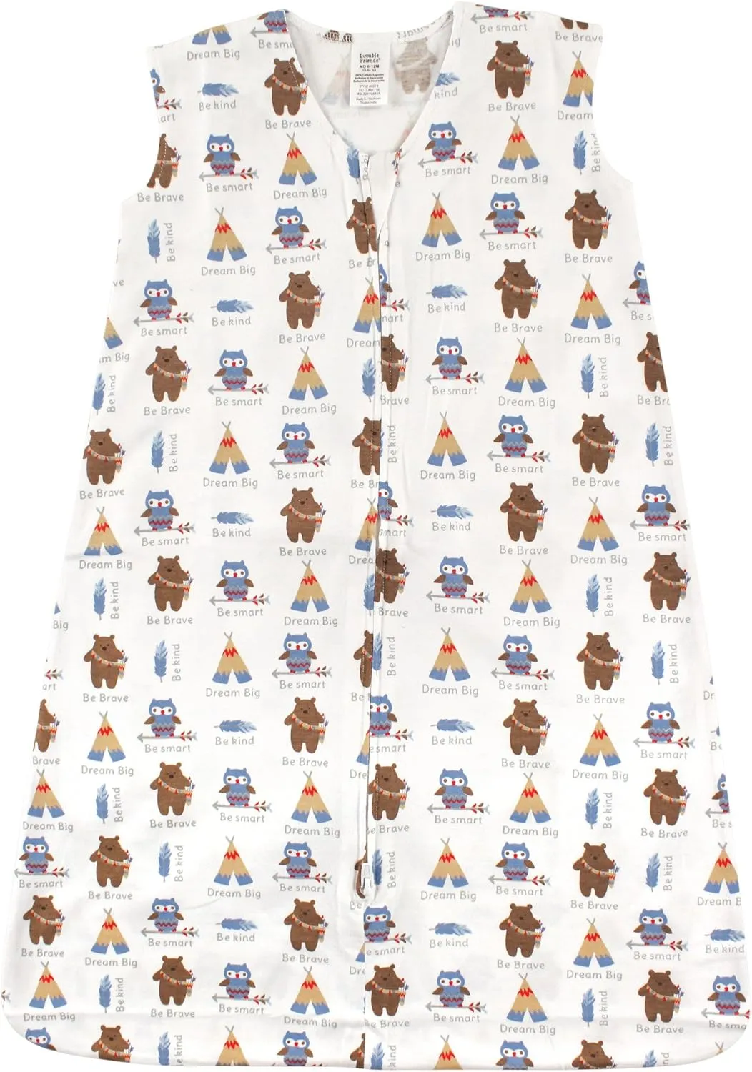 Luvable Friends Unisex BabySleeveless Jersey Cotton Sleeping Bag, Sack, Blanket