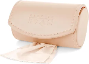 MADE TO ROAM On Dooty Pack - Premium Dog Poop Bag Holder for Leash, Vegan Leather Waste Bag Dispenser for Poop Bag Rolls - Carolina Blooms