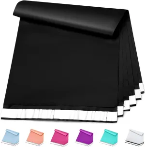 Metronic Poly Mailers 19x24 Inch, 100 Pcs Large Shipping Bags,Mailing Envelopes with Self Adhesive Waterproof and Tear-Proof Postal Bags in Black