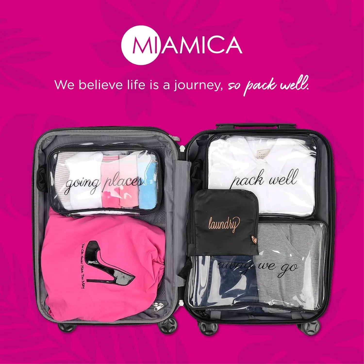 MIAMICA Women's Take-Off, Clear/Gold