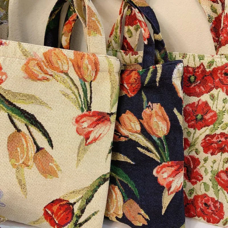 Mini Floral Tote Bag
