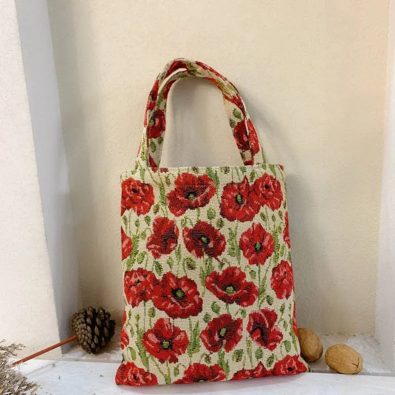 Mini Floral Tote Bag