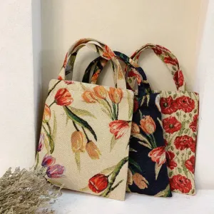 Mini Floral Tote Bag