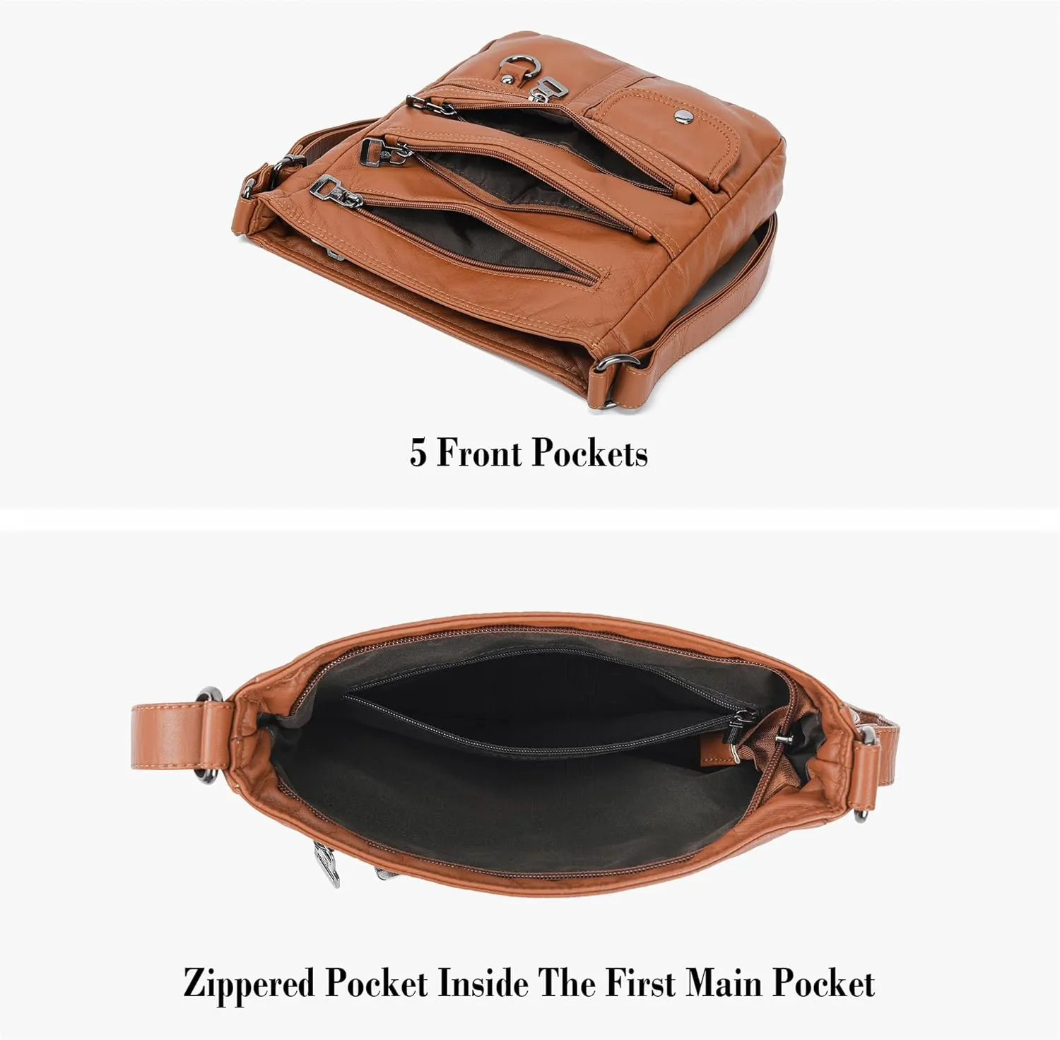 MINICAT Small Crossbody Purse Soft Synthetic Leather Crossbody Bags for Women