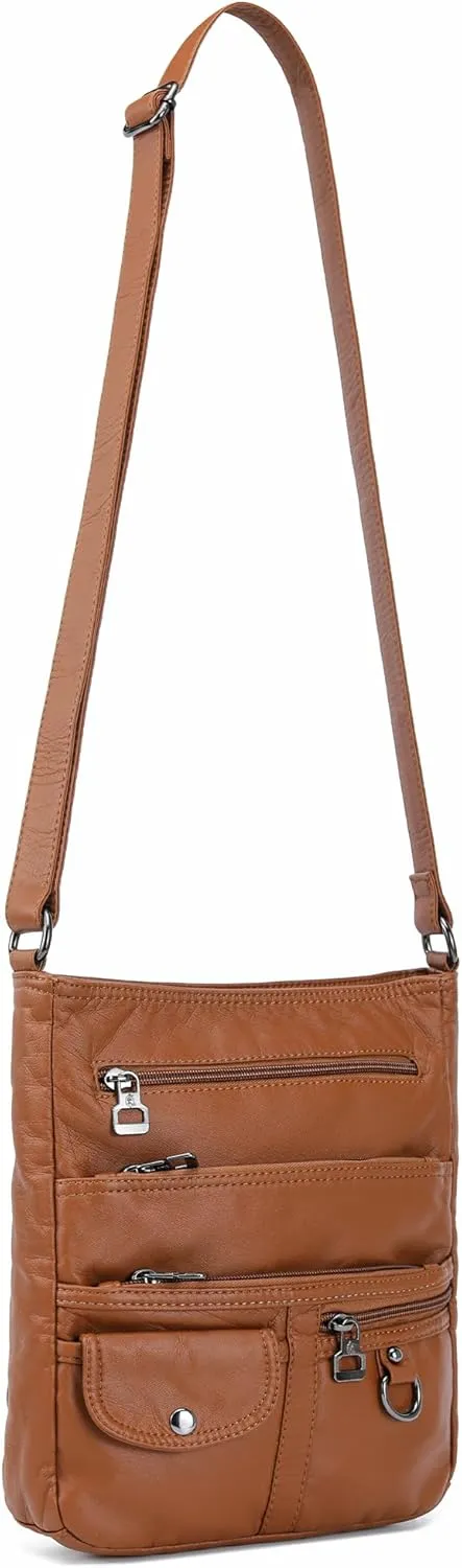 MINICAT Small Crossbody Purse Soft Synthetic Leather Crossbody Bags for Women