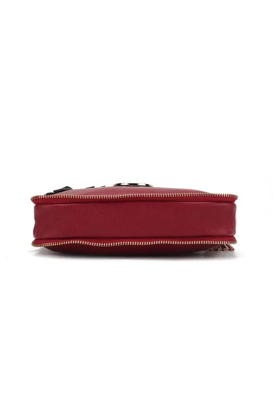 MKF Collection Women's Angelina Crossbody bag by Mia K