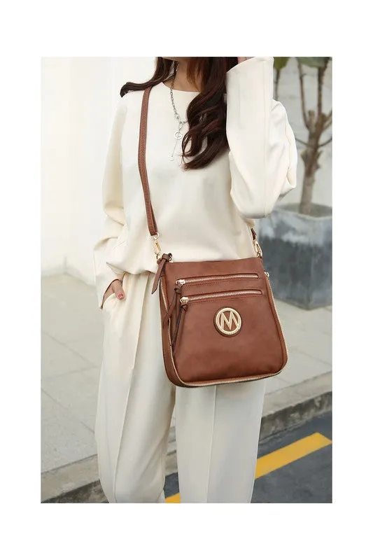 MKF Collection Women's Angelina Crossbody bag by Mia K