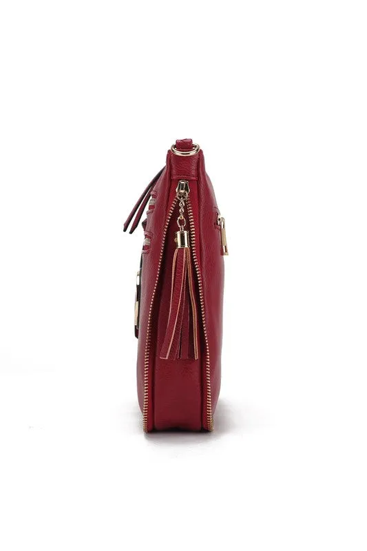 MKF Collection Women's Angelina Crossbody bag by Mia K