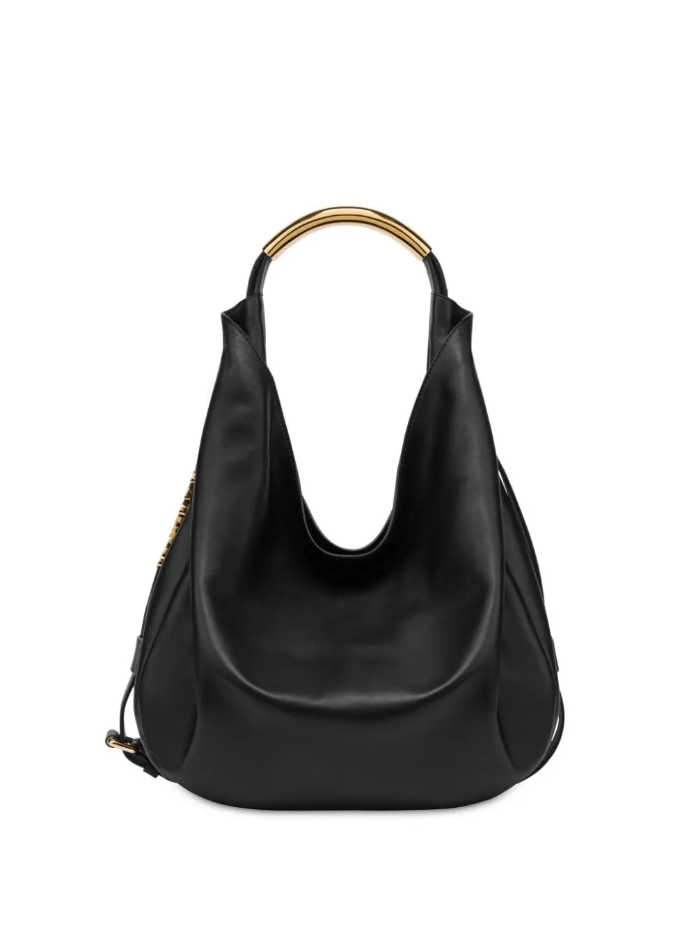 Moschino Soft Leather Shoulder Bag
