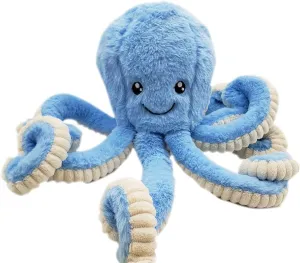 My Super Star Octopus Stuffed Animals, Octopus Plush Toys for Kids Girls Boys Friends Family Birthday Xmas Gift Present Sea Critters (Blue, Medium (15.7''))