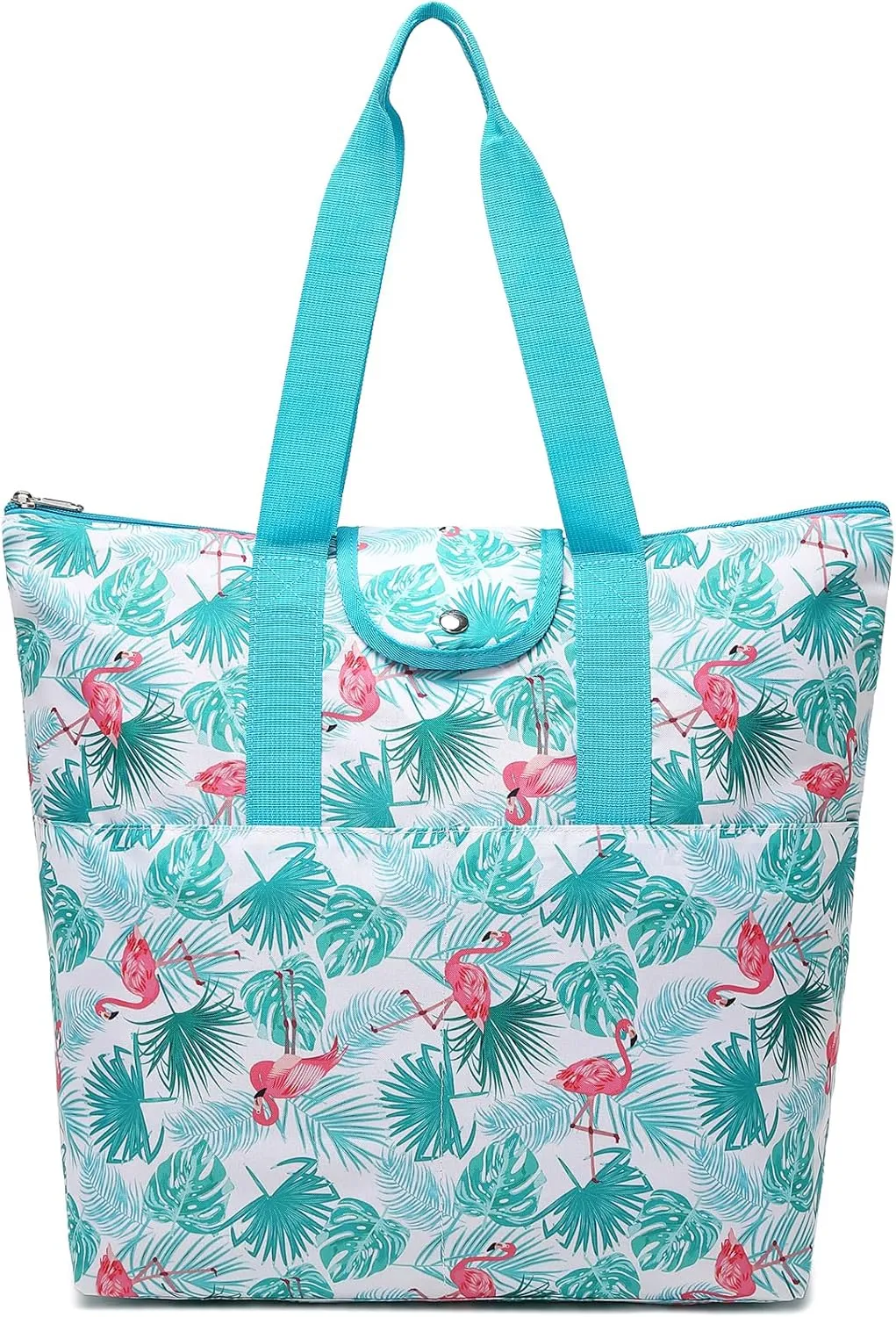 mygreen Foldable Work Tote Bags For Women Large Tote Travel Bag, Nurse Bag, Teacher Bag, Mom Bag