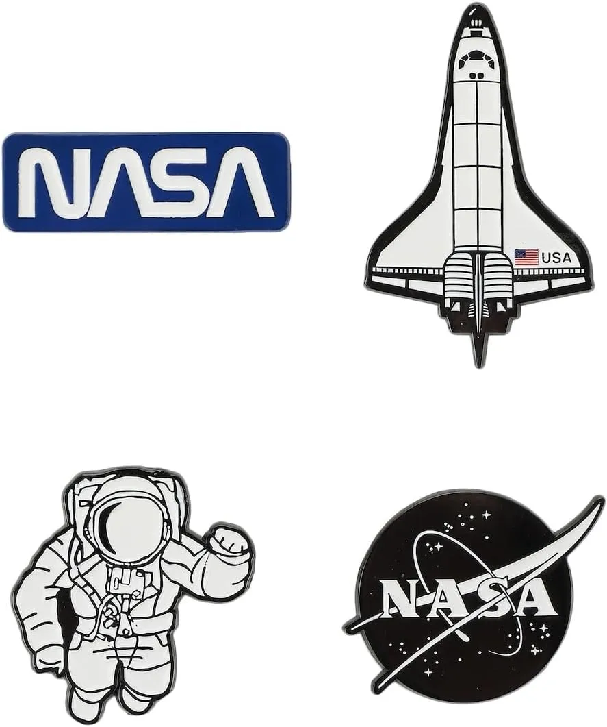 NASA Icons 4-Pack Lapel Pin Set