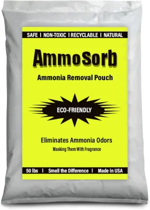 Natural Ammonia Smell Eliminator Deodorizing Granules: 50 lb.