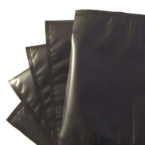 NatureVac 11 inch x 24 inch Precut Vacuum Seal Bags (ALL BLACK) - 50 pack