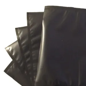 NatureVac 11 inch x 24 inch Precut Vacuum Seal Bags (ALL BLACK) - 50 pack