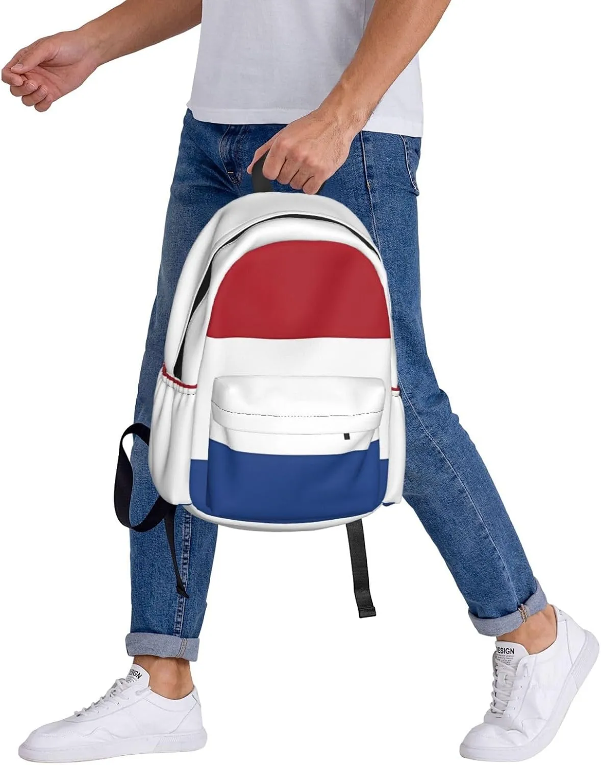 Netherlands Holland Flag Backpack Large Capacity Backpack Lightweight Double Shoulder Bag For Women Men Travel