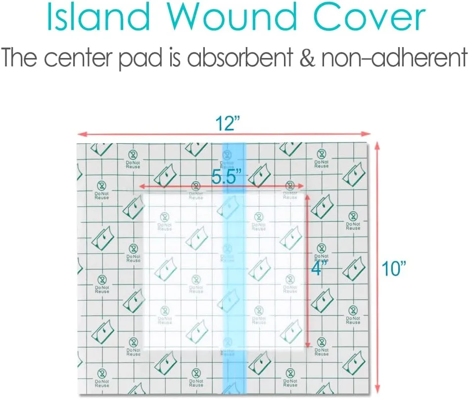 Ostomy Shower Cover Waterproof Ostomy Bag Covers Shower Guard Stoma Shower Shields Colostomy Bathing Bags Shower Protector Adhesive Bandage with Non-Stick Pad for Showering 10"x12" 14 Pcs